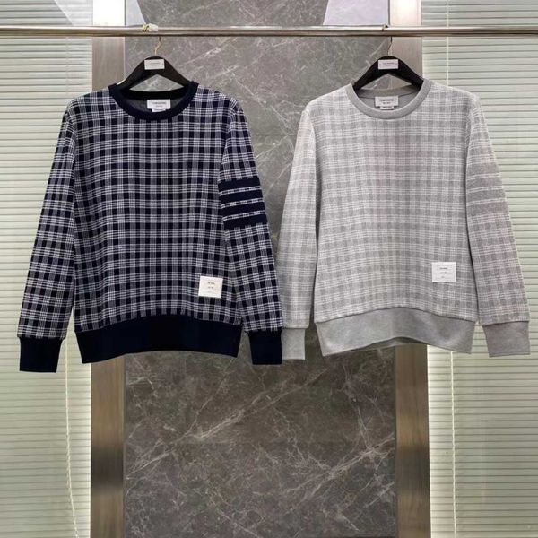men's hoodie tom sweater brown hoody unwomen leisure casual sports four-bar plaid round neck women's versatile loose cj0t, Black
men's hoodie tom sweater brown hoody unwomen leisure casual sports four-bar plaid round neck women's versatile loose cj0t, Black