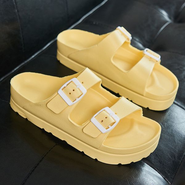 slippers arrival thick sole sandals breathable comfort beach casual shoes double belt adjustable flat jelly shoe mujer 230210, Black
slippers arrival thick sole sandals breathable comfort beach casual shoes double belt adjustable flat jelly shoe mujer 230210, Black