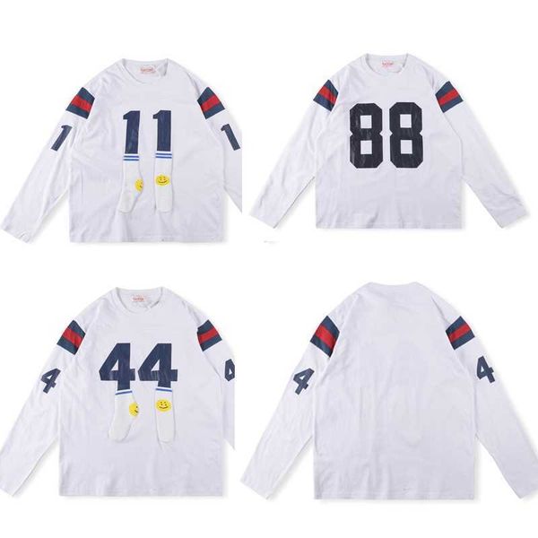 men's t-shirts 22ss kapital kountry baseball t shirt long sleeves men women eu size pure cotton kapital tees fashion spirng autumn j230, White;black
men's t-shirts 22ss kapital kountry baseball t shirt long sleeves men women eu size pure cotton kapital tees fashion spirng autumn j230, White;black