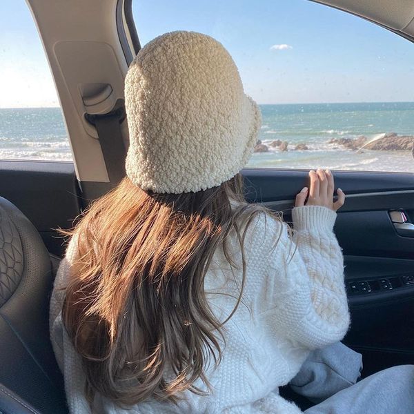 wide brim hats bucket hats autumn and winter lamb velvet fisherman caps korean version solid color velvet warm panama basin hat bucket hats, Blue;gray
wide brim hats bucket hats autumn and winter lamb velvet fisherman caps korean version solid color velvet warm panama basin hat bucket hats, Blue;gray