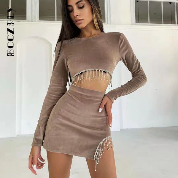 two piece dress boozrey velvet open back mini skirt set women solid long sleeve tassel split elegant party club wear 230209, White
two piece dress boozrey velvet open back mini skirt set women solid long sleeve tassel split elegant party club wear 230209, White