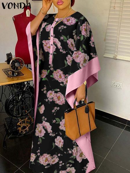 casual dresses vonda bohemian party dress women floral printed maxi sundress autumn holiday robe bat sleeve vintage casual pleated vestido 2, Black;gray
casual dresses vonda bohemian party dress women floral printed maxi sundress autumn holiday robe bat sleeve vintage casual pleated vestido 2, Black;gray