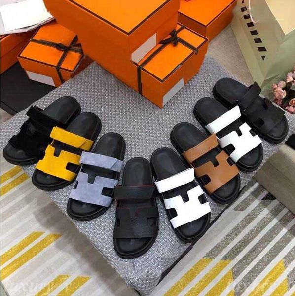 designer chypre slippers leather flip-flops men and women slide beach classic flat sandals luxury summer ladies home slippers size 35-44, Black
designer chypre slippers leather flip-flops men and women slide beach classic flat sandals luxury summer ladies home slippers size 35-44, Black