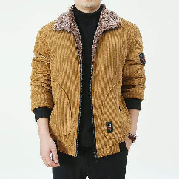 men's jackets 2023 winter fashion leisure boutique thickened velvet warm corduroy jacket cotton coat parkas 230210, Black;brown
men's jackets 2023 winter fashion leisure boutique thickened velvet warm corduroy jacket cotton coat parkas 230210, Black;brown