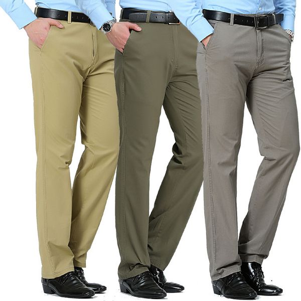 men's pants spring and summer brand men's trousers middle-aged men trousers thin casual solid color loose pant high waist cotton t, Black
men's pants spring and summer brand men's trousers middle-aged men trousers thin casual solid color loose pant high waist cotton t, Black