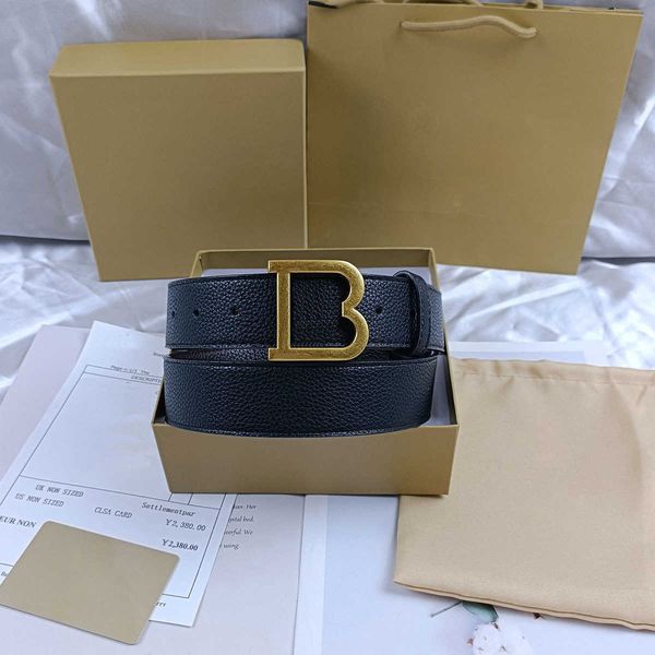 fashion brand belt men designer women jeans belt letter b buckle simple classic lychee pattern light luxury leather belts 3.8cm width casual, Black;brown
fashion brand belt men designer women jeans belt letter b buckle simple classic lychee pattern light luxury leather belts 3.8cm width casual, Black;brown