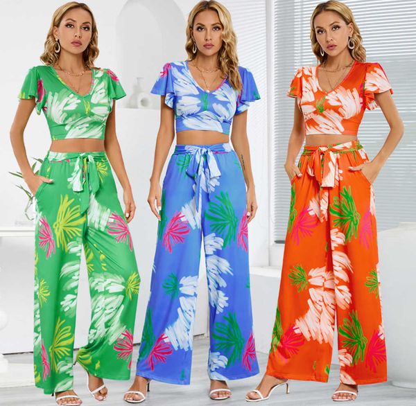 women's two piece pants 2023 summer new women's wide leg trousers suit show thin casual temperament skirt pants two-piece suit t23, White
women's two piece pants 2023 summer new women's wide leg trousers suit show thin casual temperament skirt pants two-piece suit t23, White