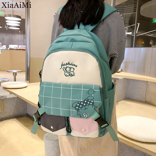 school bag cute backpacks bear female student girls fashion book backpack preppy kawaii travel for ladies 230210
school bag cute backpacks bear female student girls fashion book backpack preppy kawaii travel for ladies 230210