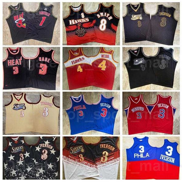 mitchell&ness authentic basketball allen iverson jersey 3 vintage dwyane wade 3 another 1 dikembe mutombo 55 steve smith 8 spud webb 4 retro, Black;red
mitchell&ness authentic basketball allen iverson jersey 3 vintage dwyane wade 3 another 1 dikembe mutombo 55 steve smith 8 spud webb 4 retro, Black;red
