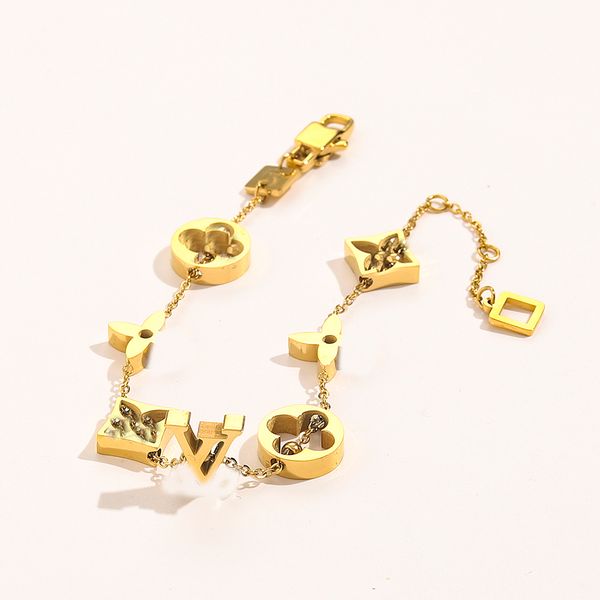designer bracelet fashion chain jewelry new fashionable classic bracelets women 18k gold plated stainless steel crystal flower beads lovers, Black
designer bracelet fashion chain jewelry new fashionable classic bracelets women 18k gold plated stainless steel crystal flower beads lovers, Black