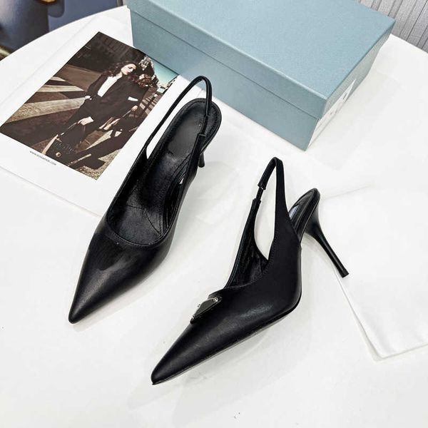 casual shoes women brushed leather slingback pumps shoes high-heel pointed toe pumps lady heels sandals, Black
casual shoes women brushed leather slingback pumps shoes high-heel pointed toe pumps lady heels sandals, Black