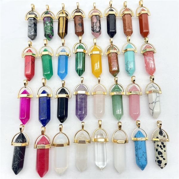 gemstone natural gem stone quartz pink crystal hexagonal pendulum reiki pendant charms diy jewelry making necklaces accessories 15pcs 230210, Black
gemstone natural gem stone quartz pink crystal hexagonal pendulum reiki pendant charms diy jewelry making necklaces accessories 15pcs 230210, Black