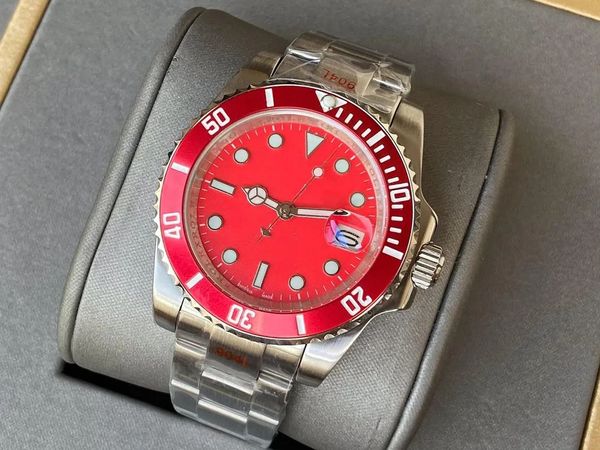with original box men's luxury high-quality 40mm watch waterproof luminous rubber stainless steel automatic sapphire mechanical watch 8, Slivery;brown
with original box men's luxury high-quality 40mm watch waterproof luminous rubber stainless steel automatic sapphire mechanical watch 8, Slivery;brown