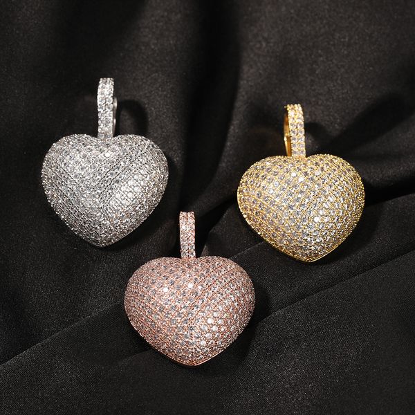 mens hip hop gold necklace 3d iced out heart pendant necklace sweater chain necklace jewelry, Silver
mens hip hop gold necklace 3d iced out heart pendant necklace sweater chain necklace jewelry, Silver