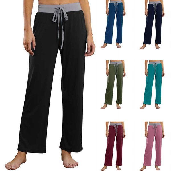 women's pants capris 2021 autumn and winter new strap casual wide leg pants fashion loose strap solid color pants cotton t230210, Black;white
women's pants capris 2021 autumn and winter new strap casual wide leg pants fashion loose strap solid color pants cotton t230210, Black;white