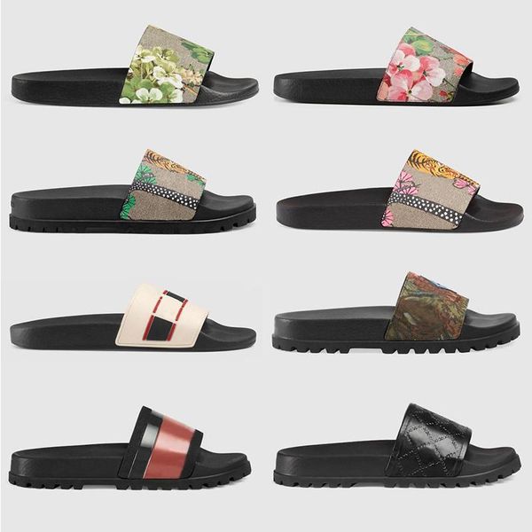 with box 2021 fashion mens women slipper rubber slides summer beach indoor flat floral sandals slippers house flip flops sand yg, Black
with box 2021 fashion mens women slipper rubber slides summer beach indoor flat floral sandals slippers house flip flops sand yg, Black