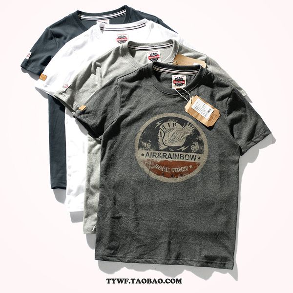 men's t-shirts summer new short sleeve o-neck printed t-shirt men's fashion 100% cotton washed old loose brushed fabric large size, White;black
men's t-shirts summer new short sleeve o-neck printed t-shirt men's fashion 100% cotton washed old loose brushed fabric large size, White;black