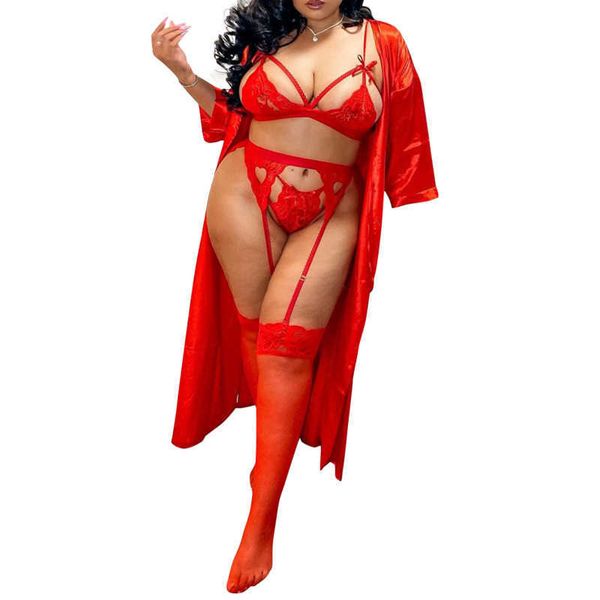 nxy set plus size women lace half cup lingerie set bra panties garters 3 pcs 5xl large size underwear lenceria erotic 1130, Red;black
nxy set plus size women lace half cup lingerie set bra panties garters 3 pcs 5xl large size underwear lenceria erotic 1130, Red;black