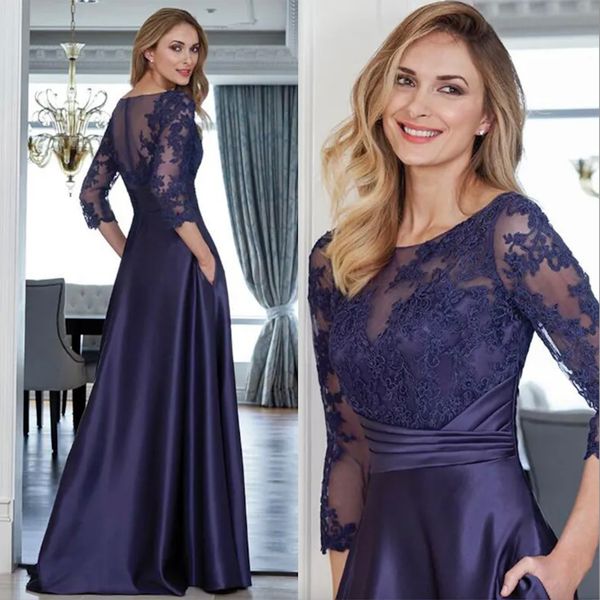 elegant long mother of the bride dresses with pockets dark navy lace applqiue half sleeves a line floor length women wedding party gowns plu, Black;red
elegant long mother of the bride dresses with pockets dark navy lace applqiue half sleeves a line floor length women wedding party gowns plu, Black;red