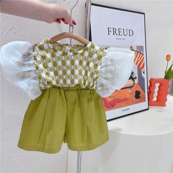 clothing sets girls clothing set korean style outfit kids puff sleeve shorts 2pcs children's clothing set outfits kids clothing 27y w23, White
clothing sets girls clothing set korean style outfit kids puff sleeve shorts 2pcs children's clothing set outfits kids clothing 27y w23, White