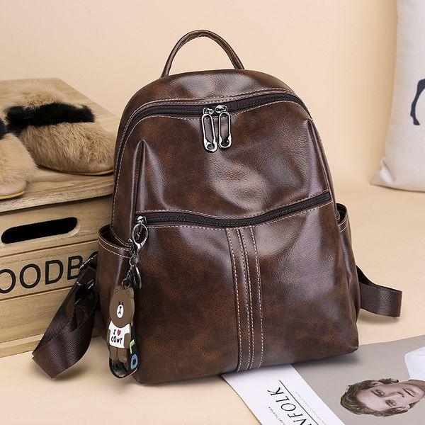 school bags vintage soft leather backpack women shoulder ladies high capacity travel fashion for girls 230210
school bags vintage soft leather backpack women shoulder ladies high capacity travel fashion for girls 230210