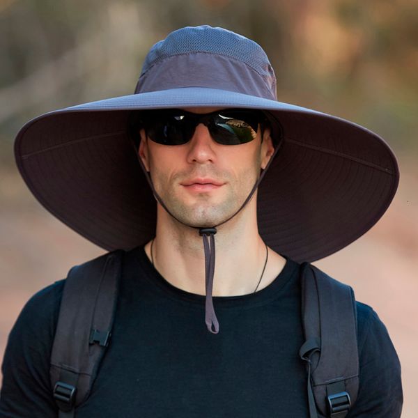 wide brim hats bucket hats classic men summer sun hat waterproof large size 62cm big brim fishing hat 15cm big eaves panama caps bucket shad, Blue;gray
wide brim hats bucket hats classic men summer sun hat waterproof large size 62cm big brim fishing hat 15cm big eaves panama caps bucket shad, Blue;gray