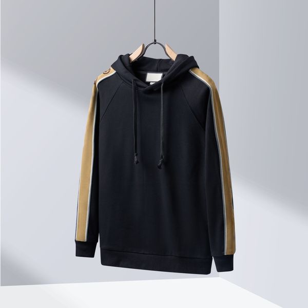 men's designers hoodie pullover long-sleeved fashion casual blazer sportswear sleeve monogrammed matching y6ax, Black
men's designers hoodie pullover long-sleeved fashion casual blazer sportswear sleeve monogrammed matching y6ax, Black