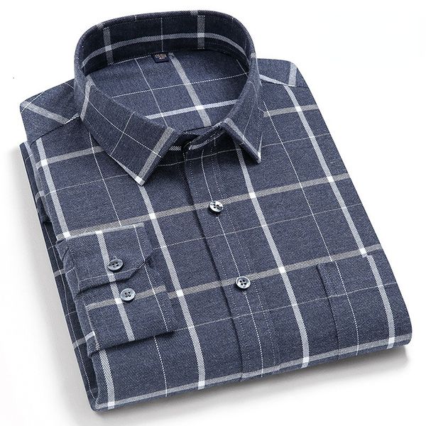 men's casual shirts long sleeve slim fit plaid 100 cotton for male social formal 230210, White;black
men's casual shirts long sleeve slim fit plaid 100 cotton for male social formal 230210, White;black