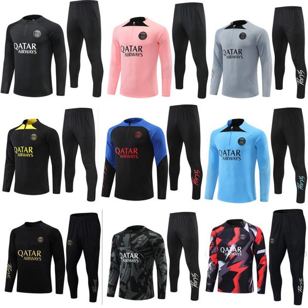 21/22 /23 kids paris tracksuits training psgs chandal 2022 23 mbappe kit survetement foot tuta jacket retro futbol soccer football men and k, Black
21/22 /23 kids paris tracksuits training psgs chandal 2022 23 mbappe kit survetement foot tuta jacket retro futbol soccer football men and k, Black