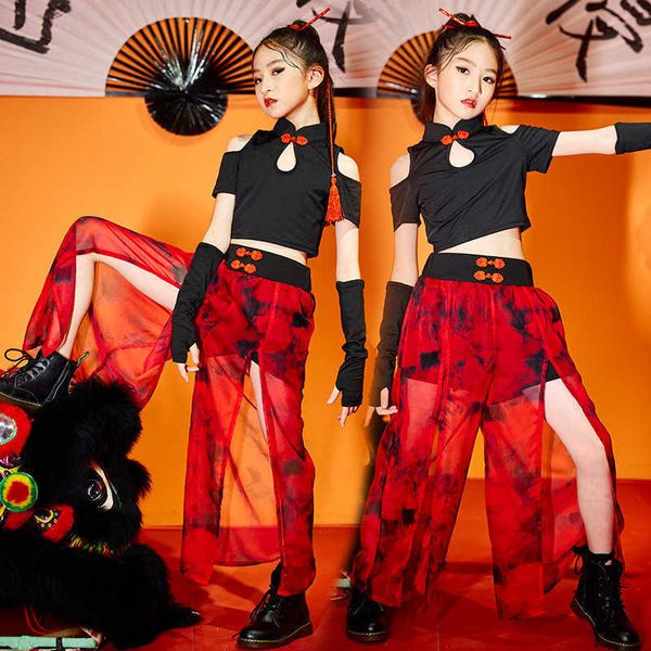clothing sets girls fashion show chinese style dance suit hip hop jazz dance performance suit children model ancient style chivalrous fashio, White
clothing sets girls fashion show chinese style dance suit hip hop jazz dance performance suit children model ancient style chivalrous fashio, White