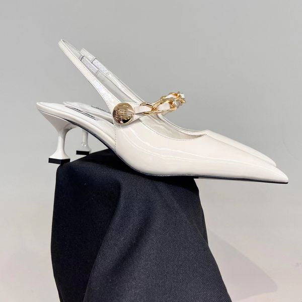 dress shoes high heeled sandals toe wrap pointed metal chain black patent leather 5.5cm designer spring and summer ankle strap fashionable w
dress shoes high heeled sandals toe wrap pointed metal chain black patent leather 5.5cm designer spring and summer ankle strap fashionable w