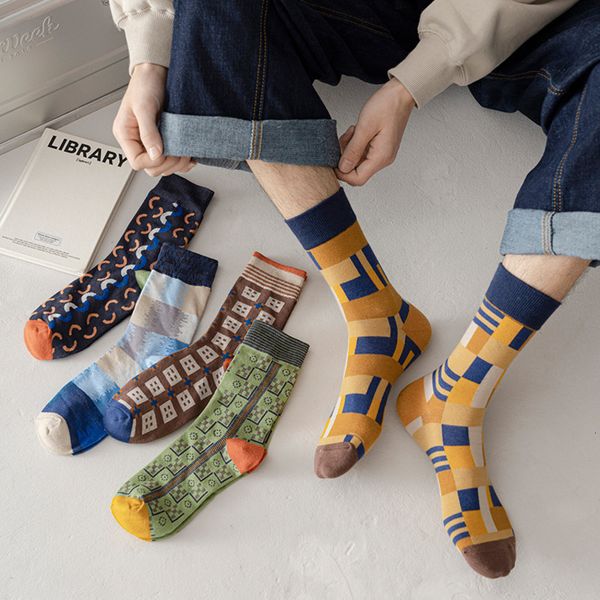 socks hosiery middle tube cotton socks fashion geometric pattern cute bear plaid ins wind middle tube pile straight socks, Black;white
socks hosiery middle tube cotton socks fashion geometric pattern cute bear plaid ins wind middle tube pile straight socks, Black;white