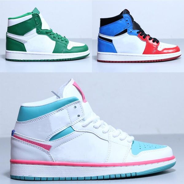 1 digital pink basketball shoes fearless sneaker gorge green patent leather color matching red overlay white leather upper
1 digital pink basketball shoes fearless sneaker gorge green patent leather color matching red overlay white leather upper
