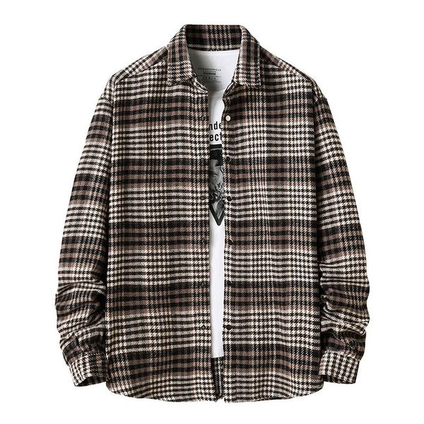 men's casual shirts autumn long sleeve shirt soft comfort slim fit styles brand plus size flannel plaid shirt men's style jacket 2, White;black
men's casual shirts autumn long sleeve shirt soft comfort slim fit styles brand plus size flannel plaid shirt men's style jacket 2, White;black