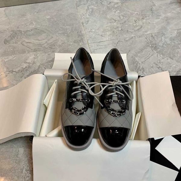 autumn brand 2023 and winter new single shoe thick bottom classic round head british style color matching, Black
autumn brand 2023 and winter new single shoe thick bottom classic round head british style color matching, Black