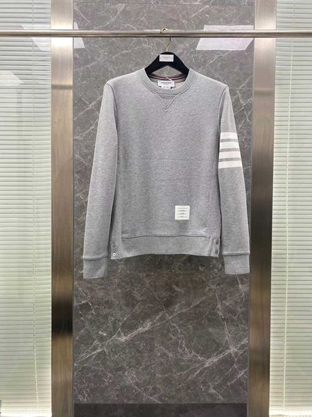 men's hoodie tom sweater brown hoody unwomen leisure casual sports classic four-bar yarn-dyed round neck pullover desig pev2, Black
men's hoodie tom sweater brown hoody unwomen leisure casual sports classic four-bar yarn-dyed round neck pullover desig pev2, Black