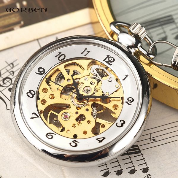 pocket watches silver hand winding full steel pocket watches fashion unique skeleton transparent mechanical pocket watch fob chain 230210, Slivery;golden
pocket watches silver hand winding full steel pocket watches fashion unique skeleton transparent mechanical pocket watch fob chain 230210, Slivery;golden
