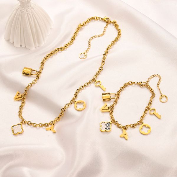 never fading 18k gold plated luxury brand designer pendants necklaces stainless steel bangle wristband cuff chain letter choker pendant neck, Silver
never fading 18k gold plated luxury brand designer pendants necklaces stainless steel bangle wristband cuff chain letter choker pendant neck, Silver