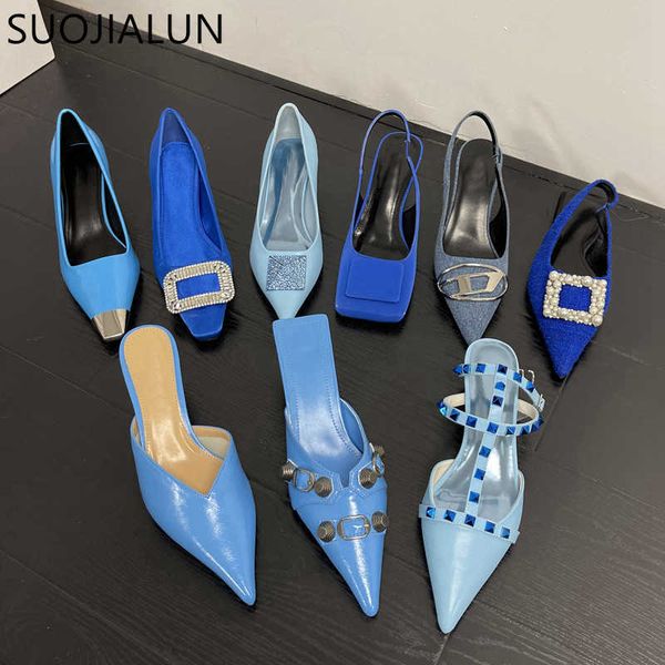 sandals suojialun 2023 spring new brand women pumps shoes fashion blue pointed toe shallow ladies elegant dress pumps shoes high heel t23020, Black
sandals suojialun 2023 spring new brand women pumps shoes fashion blue pointed toe shallow ladies elegant dress pumps shoes high heel t23020, Black