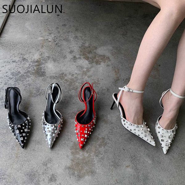 sandals suojialun 2023 spring new brand women sandal shoes fashion pointed toe ladies elegant slingback sandals zapatilla de muje t230208, Black
sandals suojialun 2023 spring new brand women sandal shoes fashion pointed toe ladies elegant slingback sandals zapatilla de muje t230208, Black