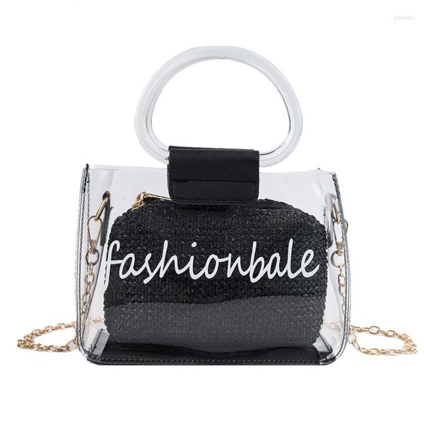 shoulder bags fashion woman bag luxury brand clear pvc handbag messenger chain female transparent ladies straw beach
shoulder bags fashion woman bag luxury brand clear pvc handbag messenger chain female transparent ladies straw beach