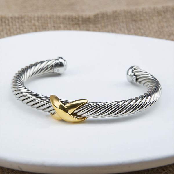 bangle bracelet mens gold plated x cable bracelet luxury fashion ladies bracelet birthday gift 7mm, Black
bangle bracelet mens gold plated x cable bracelet luxury fashion ladies bracelet birthday gift 7mm, Black