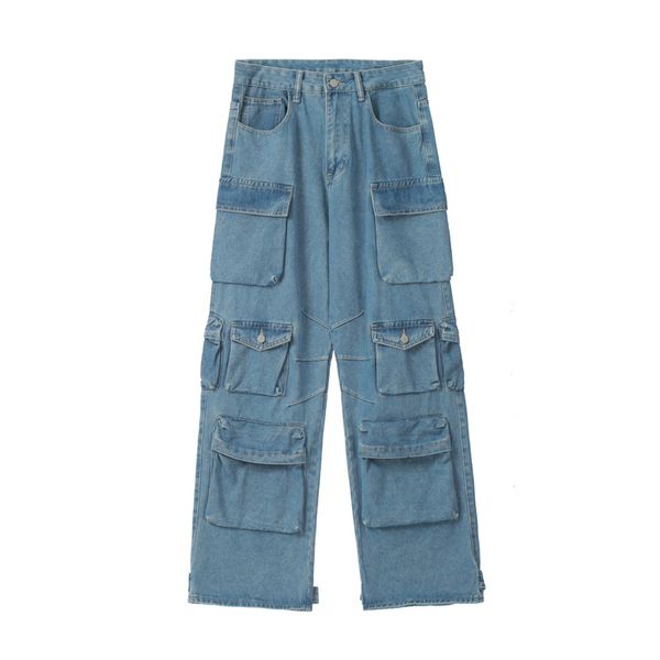 hip hop pants jeans men's more pocket straight leg blue mens jean moto biker causal denim pant, Black;brown
hip hop pants jeans men's more pocket straight leg blue mens jean moto biker causal denim pant, Black;brown