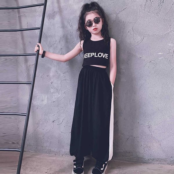 clothing sets new summer suit for girls vest high waist pants 2pcs outfit set children streetwear teenger girl loose sports clothes w230210, White
clothing sets new summer suit for girls vest high waist pants 2pcs outfit set children streetwear teenger girl loose sports clothes w230210, White