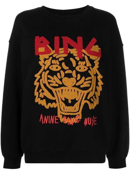 women anine bing city pullover sweatshirt new embroidery letter burst fleece sweater printed wash round neck cotton yz, Black
women anine bing city pullover sweatshirt new embroidery letter burst fleece sweater printed wash round neck cotton yz, Black