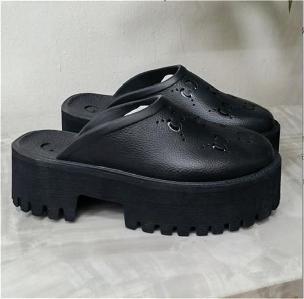 with box women's platform perforated g sandal summer shoe r womens slippers candy colors clear high heel height 5.5cm size eur nn, Black
with box women's platform perforated g sandal summer shoe r womens slippers candy colors clear high heel height 5.5cm size eur nn, Black