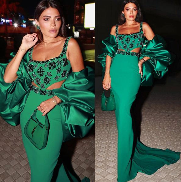 2023 arabic aso ebi mermaid crystals prom dresses two pieces hunter green evening formal party second reception birthday engagement gowns dr, Black
2023 arabic aso ebi mermaid crystals prom dresses two pieces hunter green evening formal party second reception birthday engagement gowns dr, Black