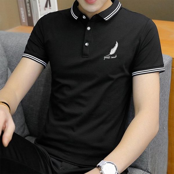 men's polos young style buttons men shirt solid color turn-down collar short sleeves business formal slim fit short sleeves men 23021, White;black
men's polos young style buttons men shirt solid color turn-down collar short sleeves business formal slim fit short sleeves men 23021, White;black