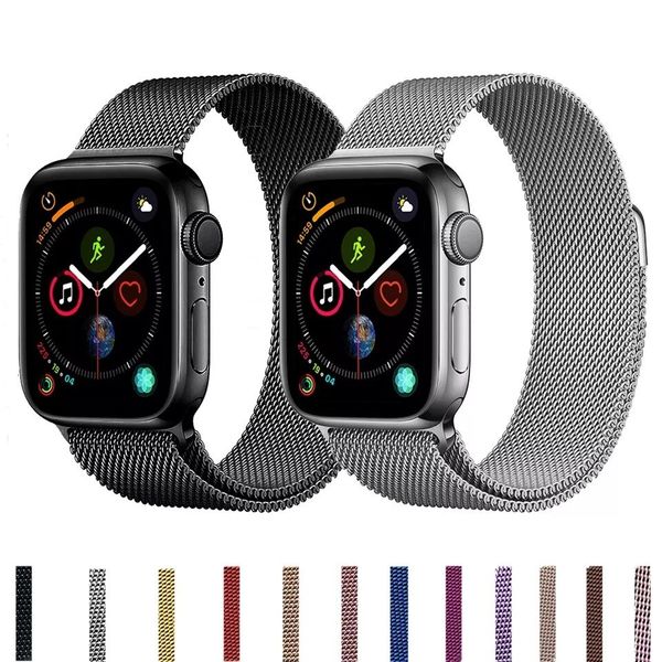 for apple watch band stainless steel mesh loop magnetic clasp straps se 7 6 5 4 3 2 1 38mm 40mm 41mm 42mm 44mm 45mm women men replacement ba
for apple watch band stainless steel mesh loop magnetic clasp straps se 7 6 5 4 3 2 1 38mm 40mm 41mm 42mm 44mm 45mm women men replacement ba