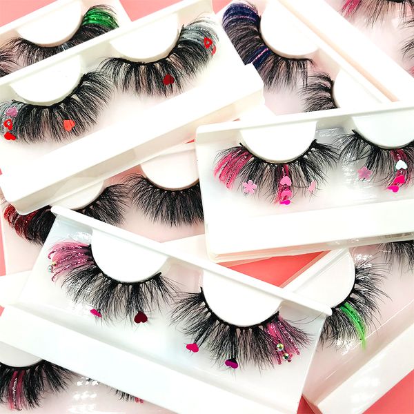 30/40/50 pairs valentine's day 5d 8d color glitter mink lashes extension wholesale false heart eyelashes makeup fast shipping
30/40/50 pairs valentine's day 5d 8d color glitter mink lashes extension wholesale false heart eyelashes makeup fast shipping